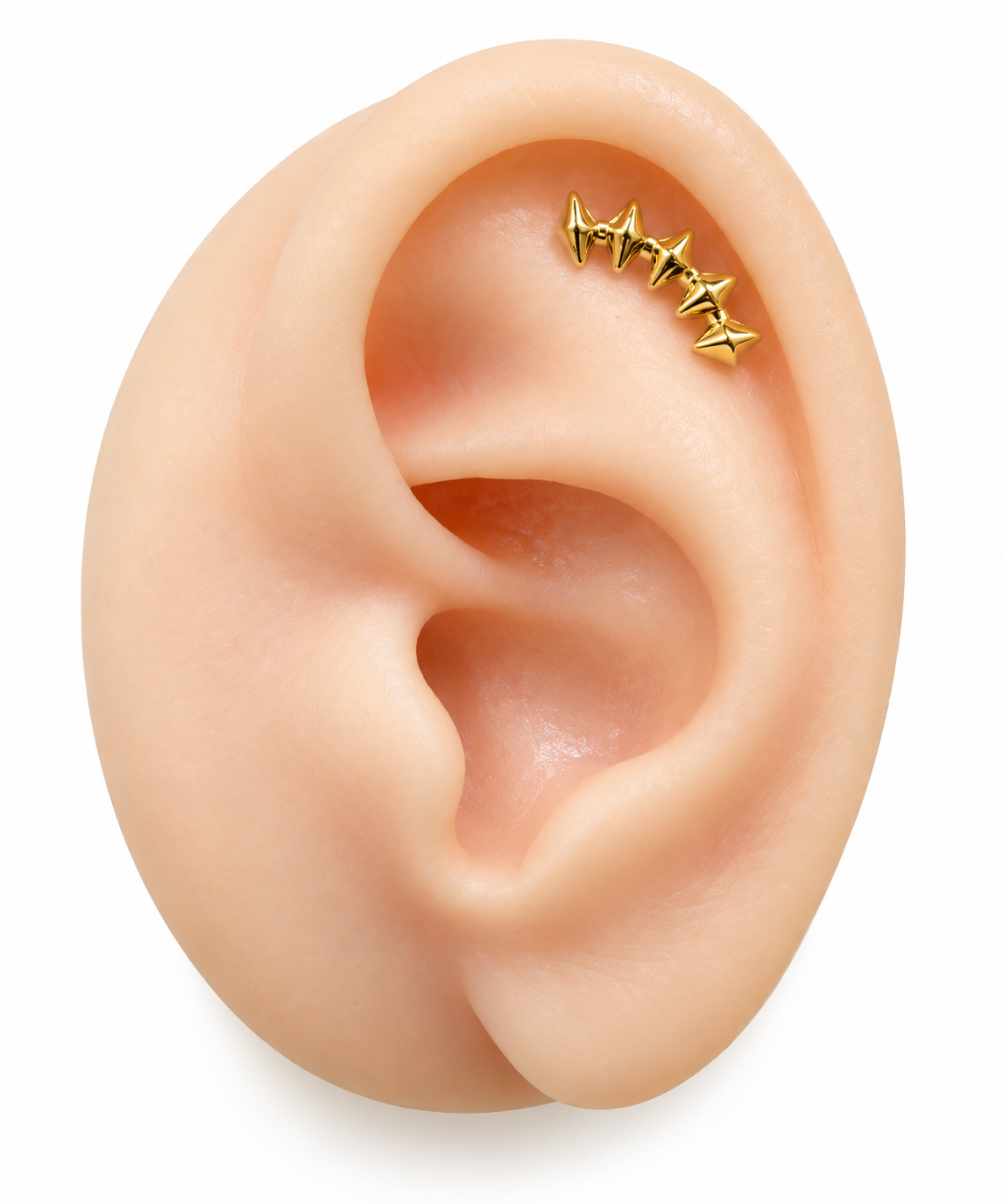 Edgy Squares Titanium Earring
