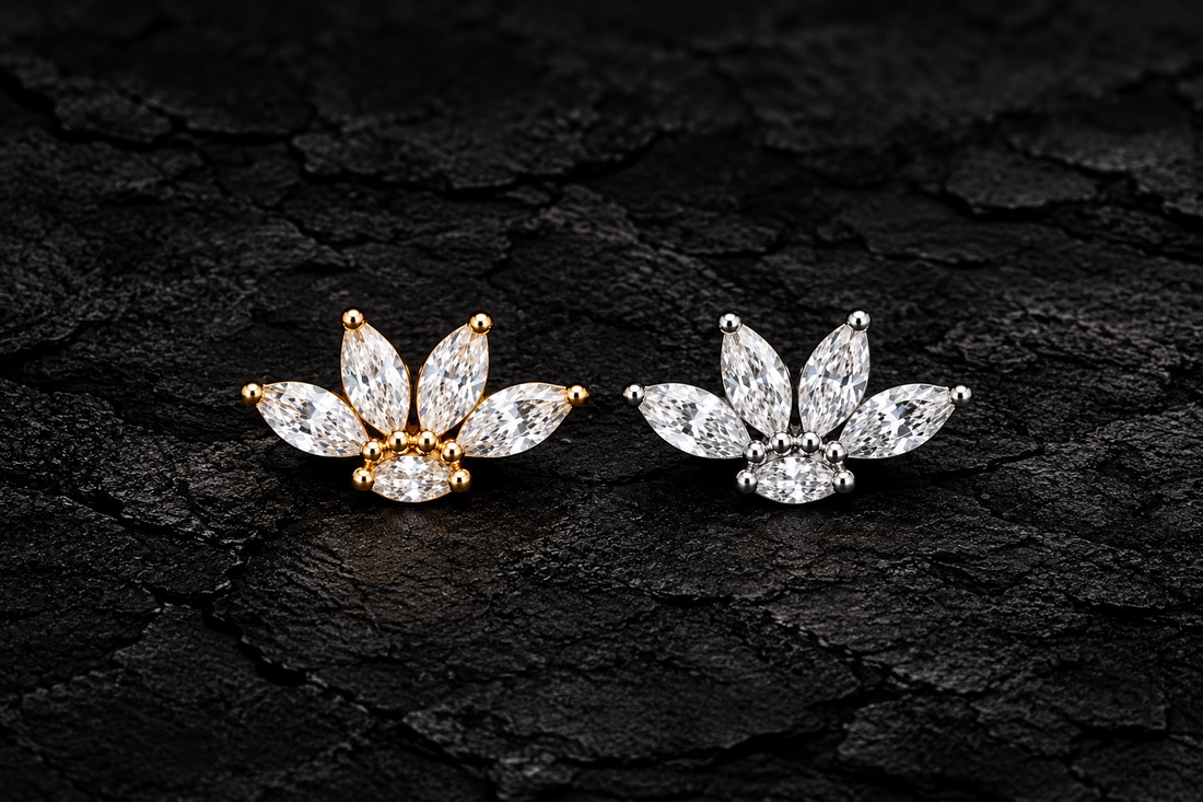 Élysée Lotus 18K Solid Gold Top