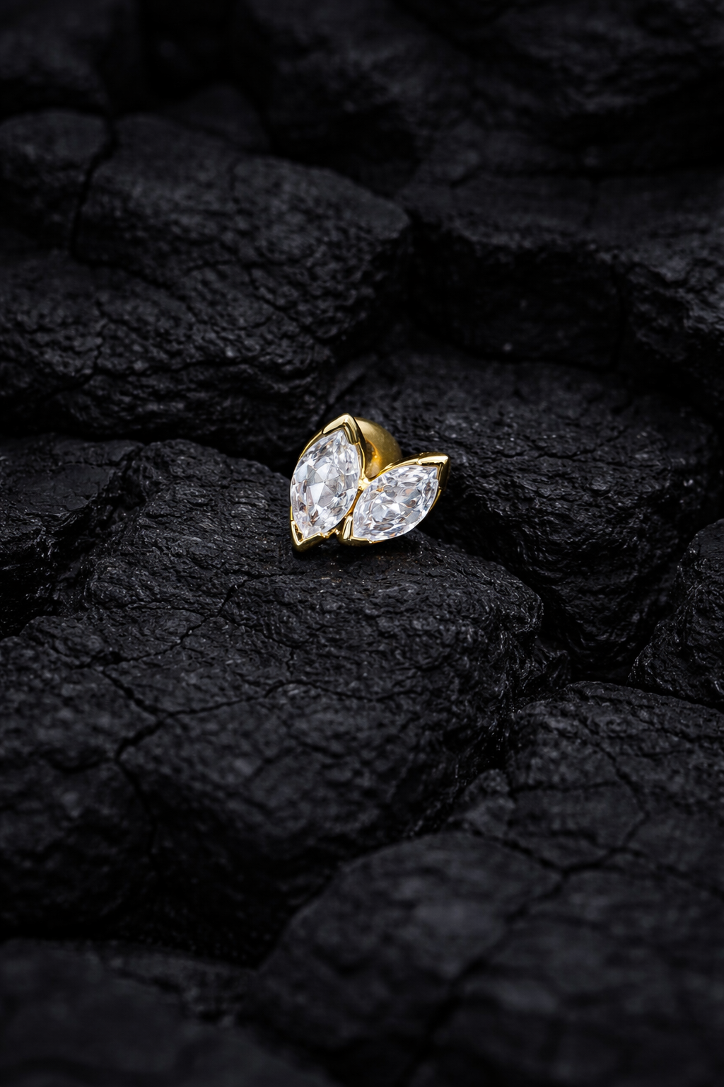 Gold Marquise Duo
