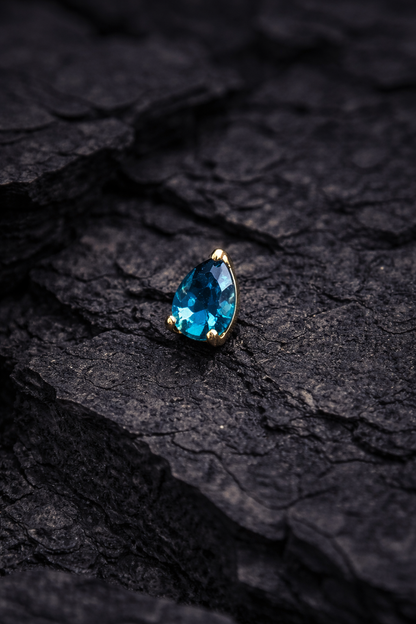 Gold Blue Tear