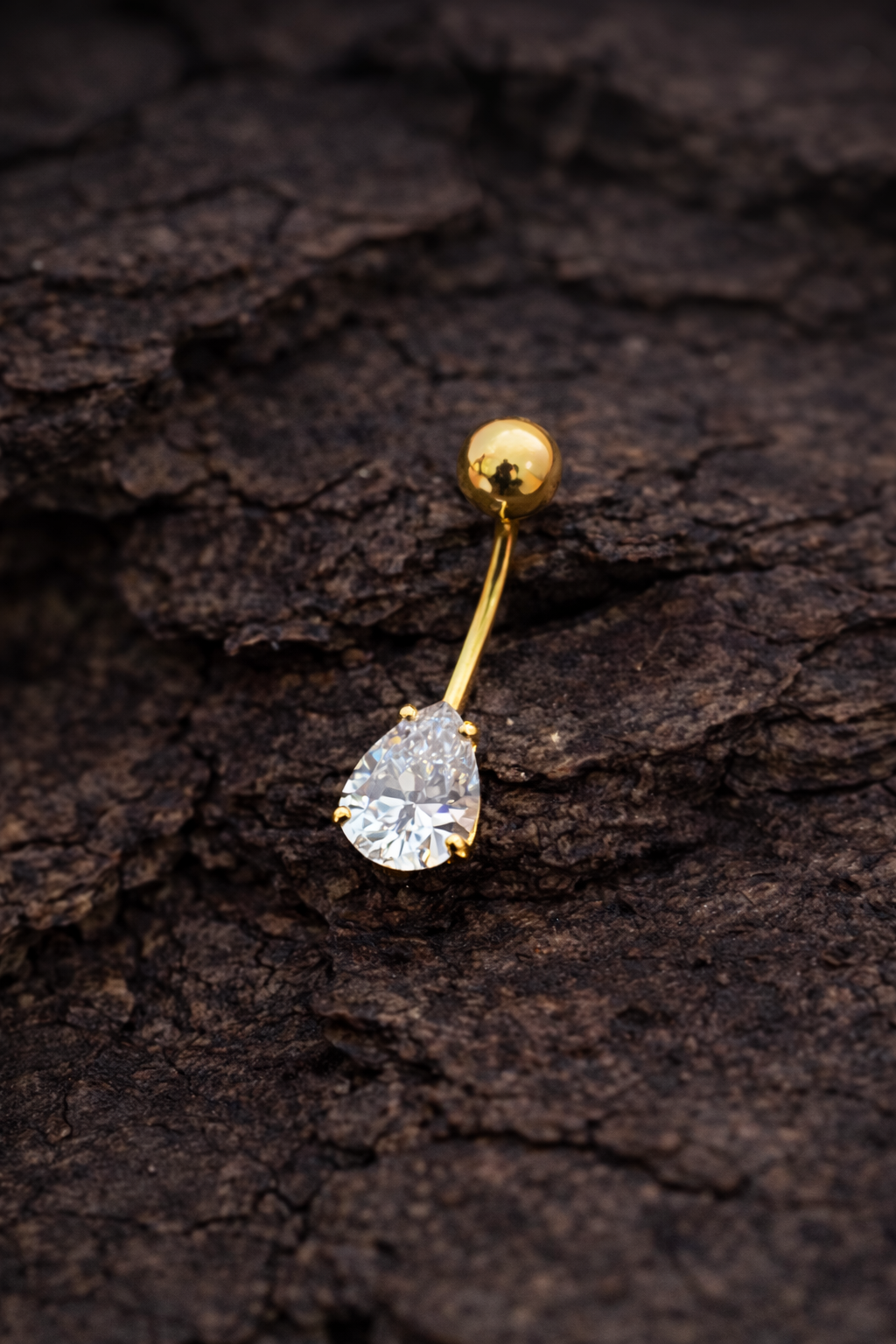 18k Golden Pear Belly
