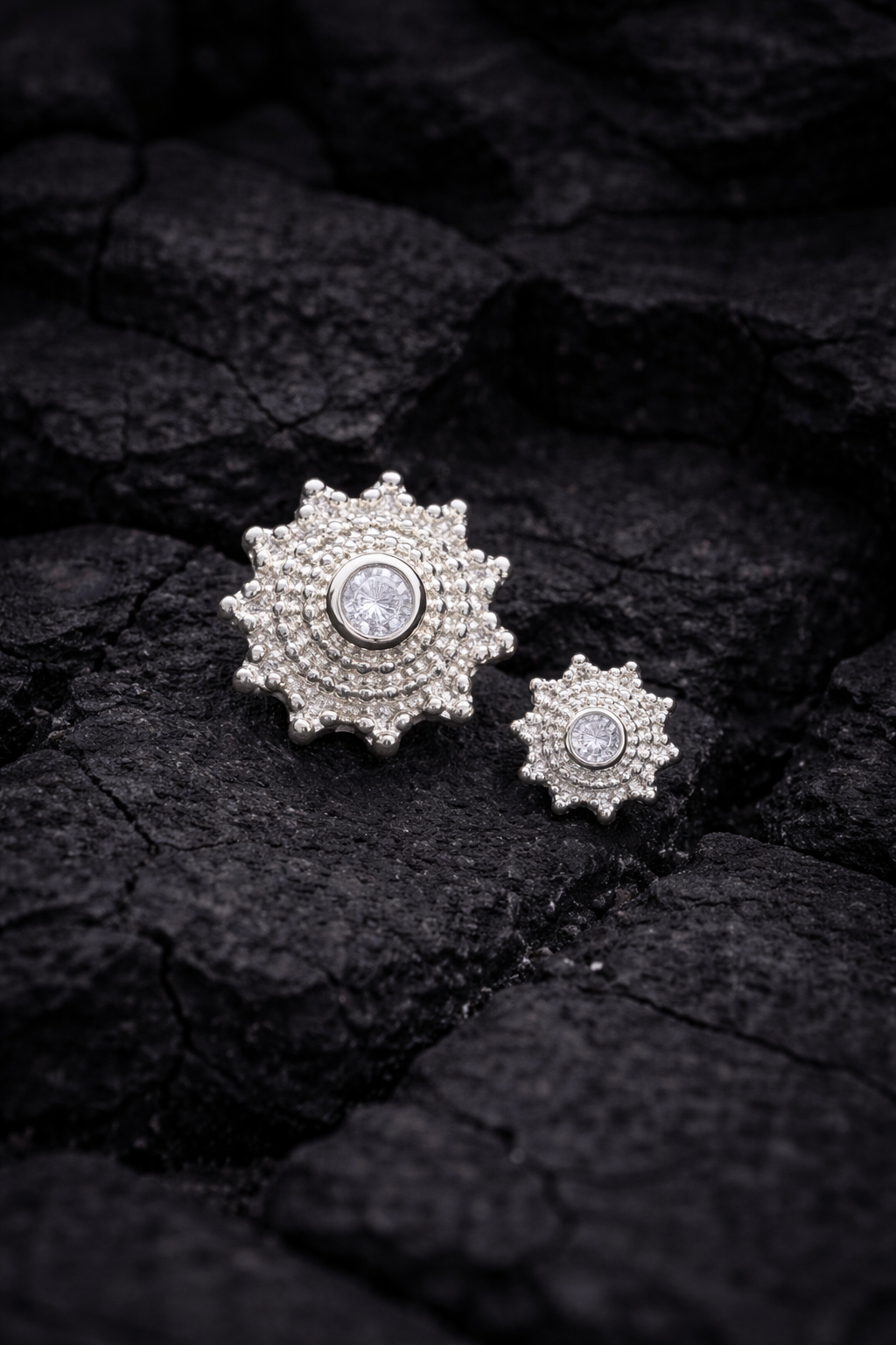 White Gold Solstice Drop Dermal Top