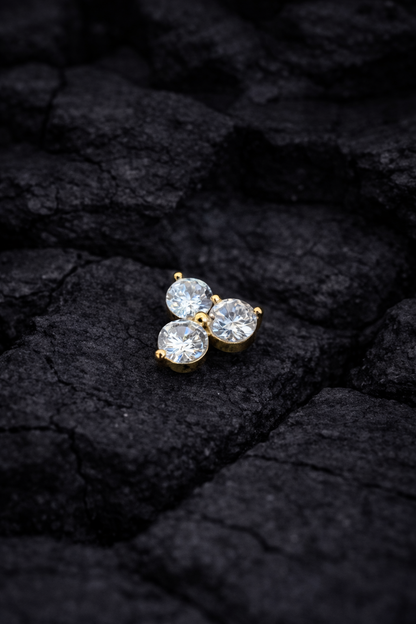 Gold Celestial Clover Dermal Top