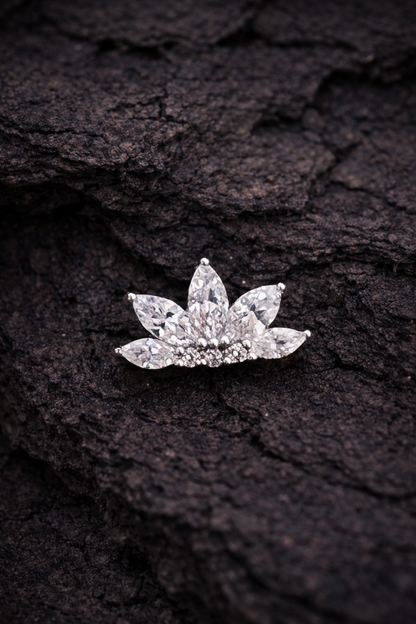 White Gold Crown Lotus Dermal Top