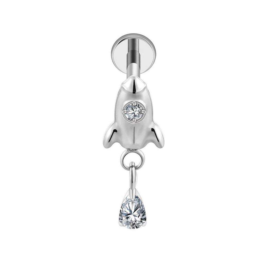 Titanium Cosmic Launch Earring
