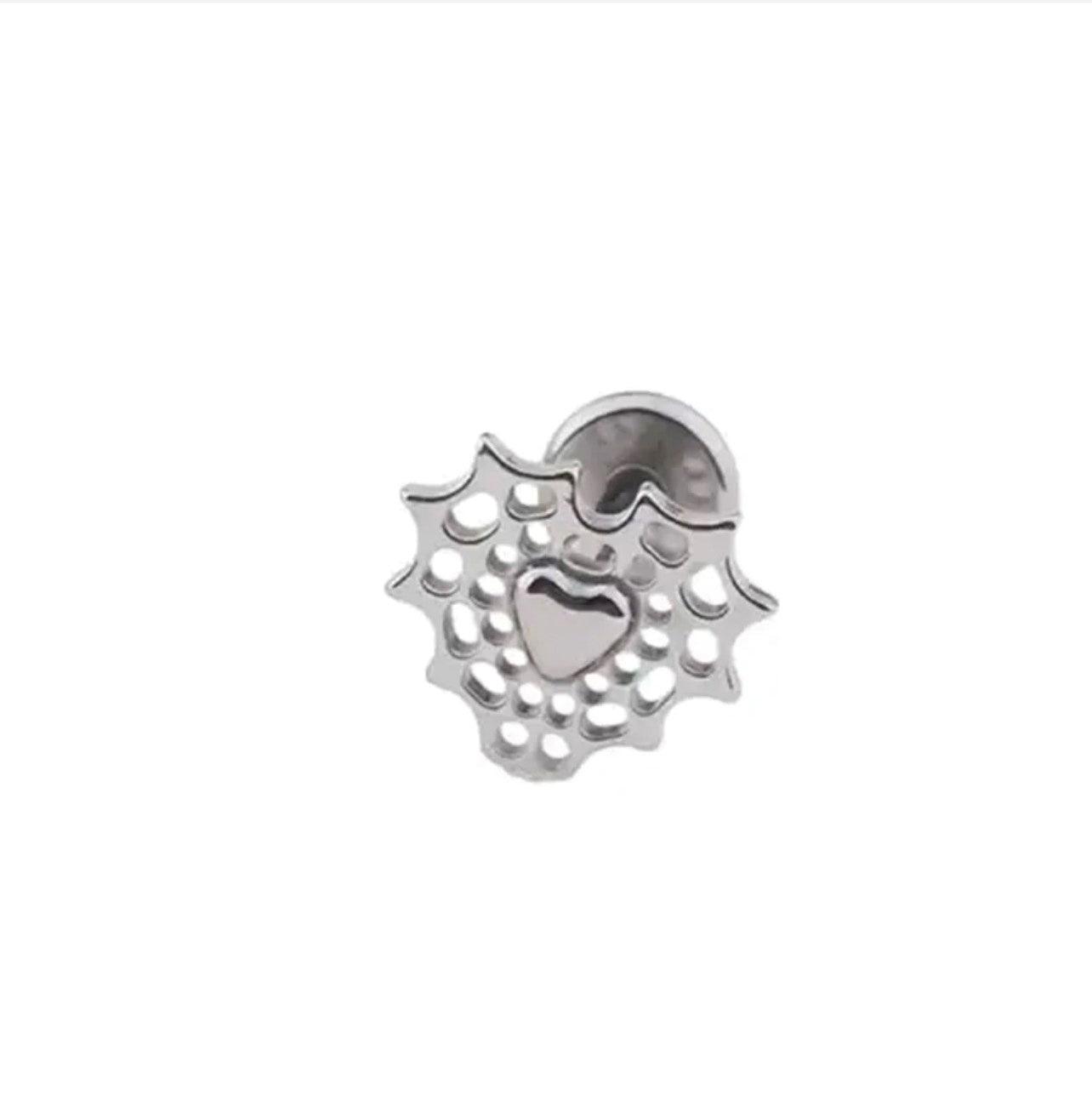 Gothic Heart Earring